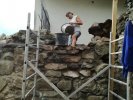 Rekonstrukce zdiva kláštera Rosa coeli v Dolních Kounicích
