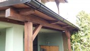 Pergola na zahradu rodinného domu v Měníně